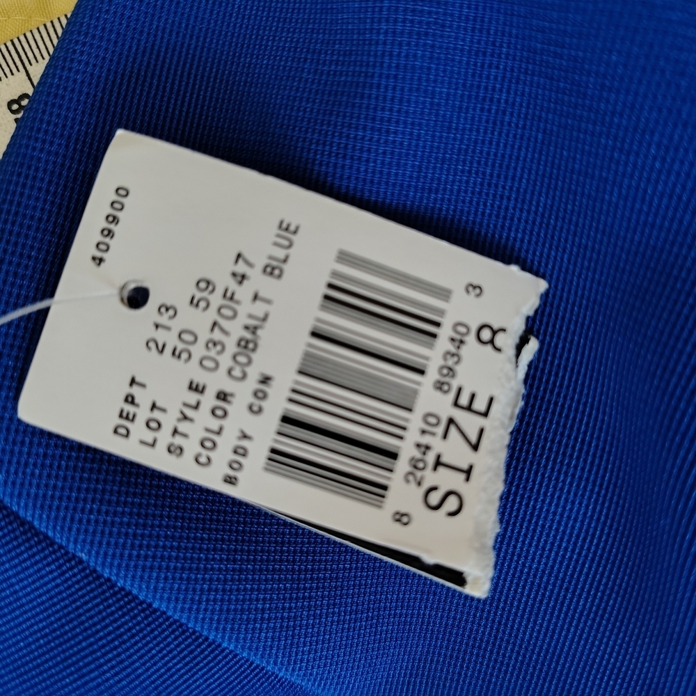 AB Studio Dress Color Blue  Size 8 - Picture 10 of 10